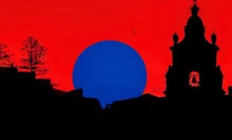 تصویر روز ناسا: تجربه پدیده «پس‌تصویر» در غروب خورشید