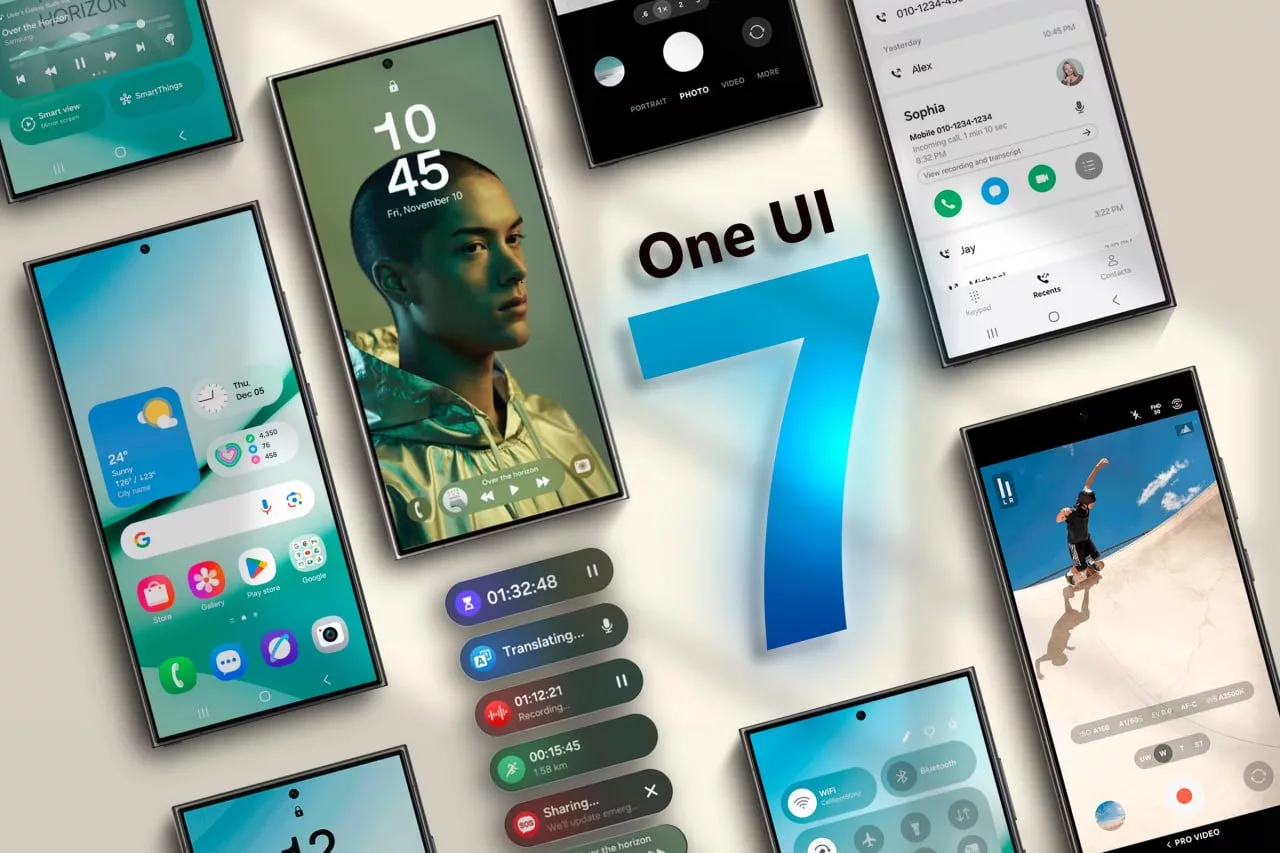 رابط کاربری One UI 7