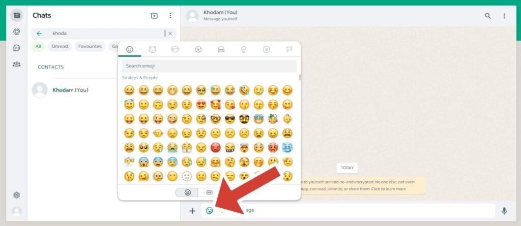 رابط کاربری واتساپ وب