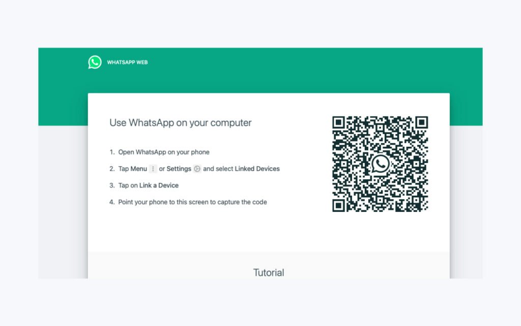 آموزش اتصال واتساپ وب