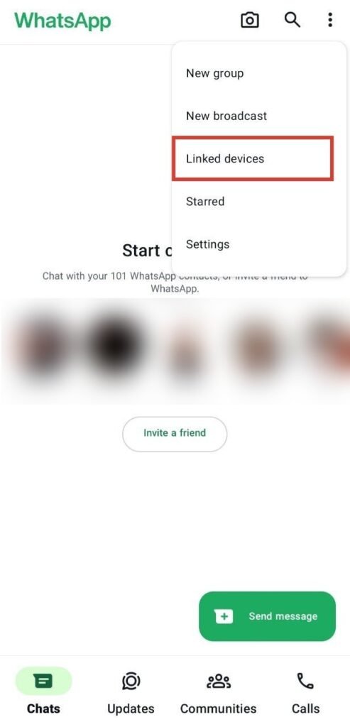 اسکن کد QR واتساپ
