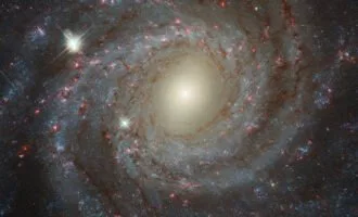 تصویر روز ناسا: کهکشان مارپیچی NGC 3344 از نمای روبه‌رو