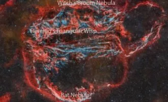 تصویر روز ناسا: سحابی پرده؛ رشته‌هایی از یک ابرنواختر باستانی