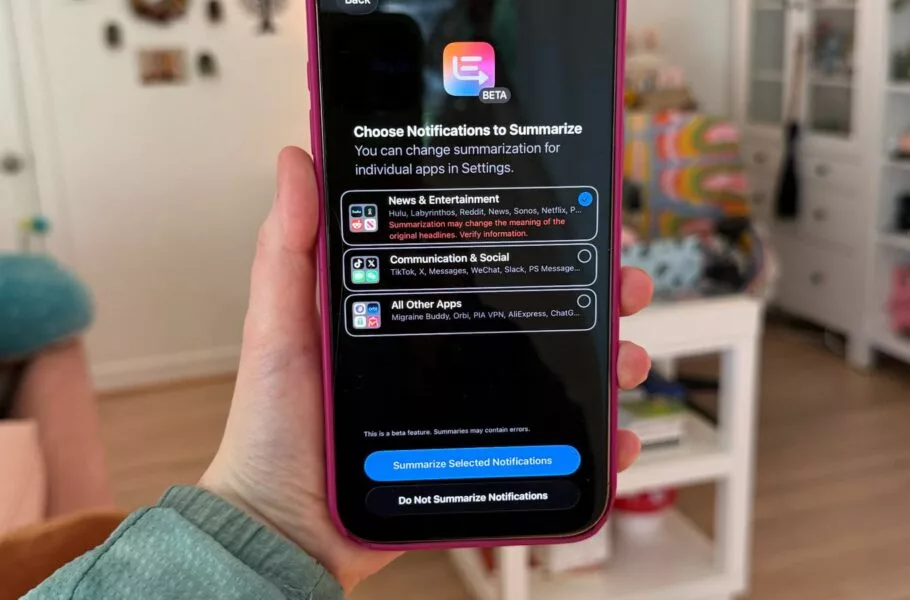 بازگشت قابلیت خلاصهسازی نوتیفیکیشن با اپل اینتلیجنس در iOS 26 Beta 4