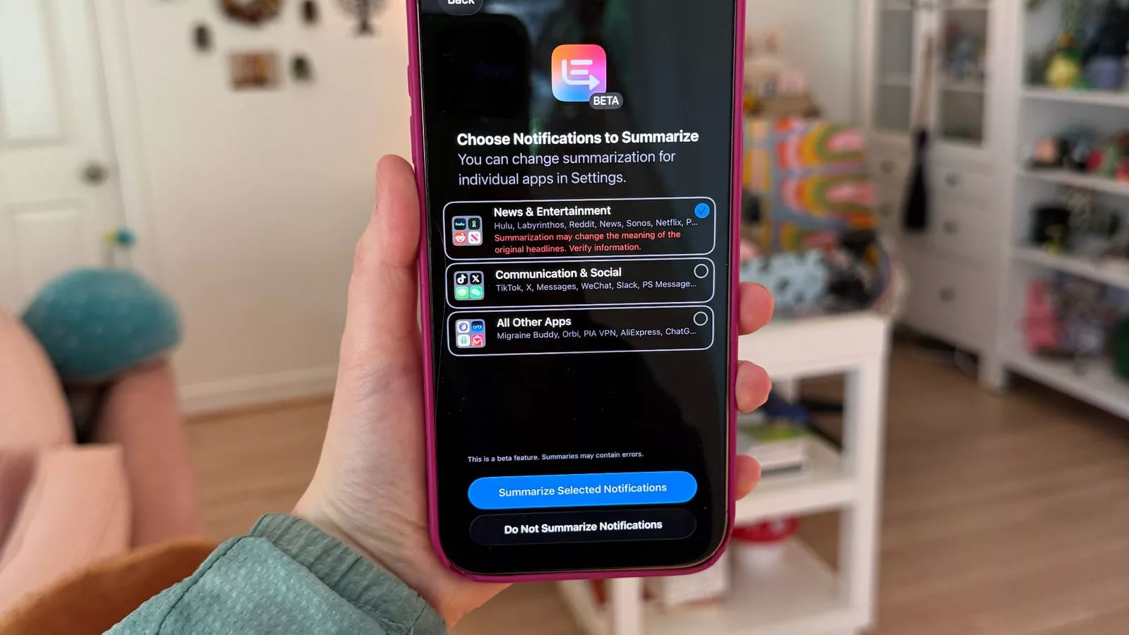 بازگشت قابلیت خلاصه‌سازی نوتیفیکیشن با اپل اینتلیجنس در iOS 26 Beta 4