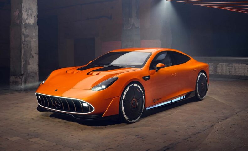 مرسدس AMG GT4 EV با ۱۳۰۰ اسب‌بخار قدرت، رقبایش را به چالش می‌کشد