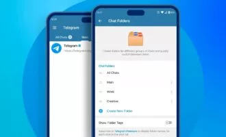 ساخت پوشه در تلگرام