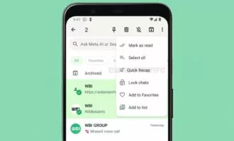 معرفی قابلیت Quick Recap برای خلاصه سازی مکالمات در واتس‌اپ