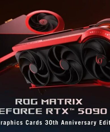 ایسوس از نسخه ویژه کارت گرافیک ROG Matrix RTX 5090 با توان ۸۰۰ وات رونمایی کرد