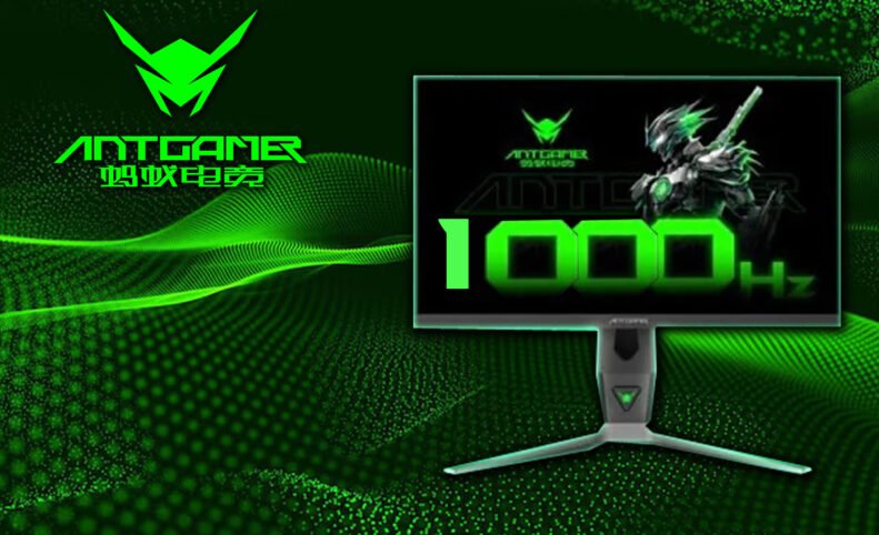 مانیتور گیمینگ ۱۰۰۰ هرتزی Antgamer در سال ۲۰۲۶ به بازار می‌آید