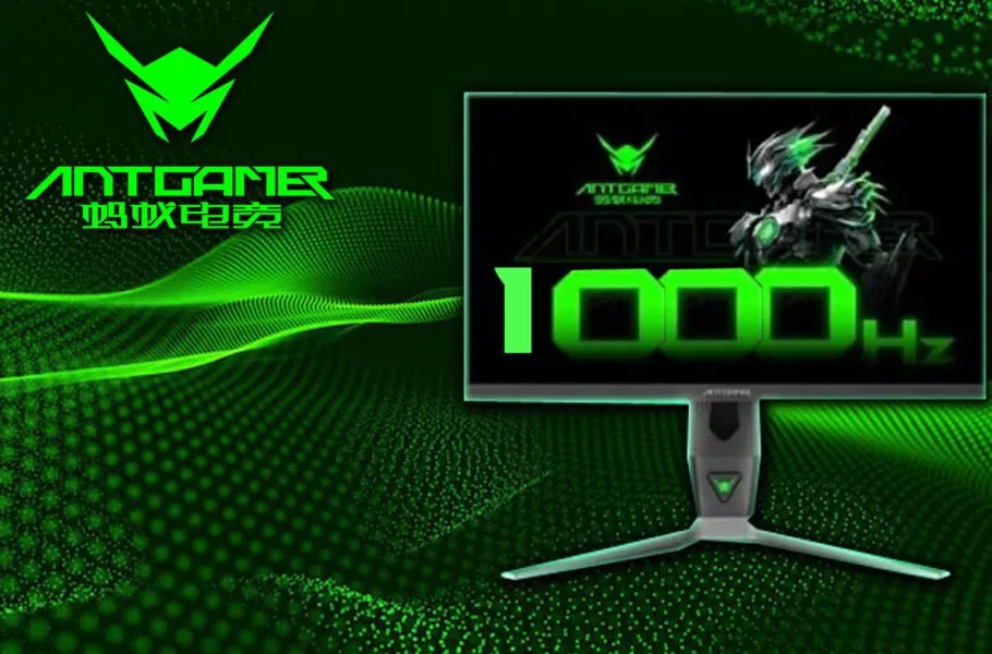 مانیتور گیمینگ ۱۰۰۰ هرتزی Antgamer در سال ۲۰۲۶ به بازار می‌آید