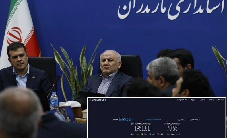ثبت سرعت ۱.۹۵۱ گیگابیتی اینترنت 5G ایرانسل در مازندران