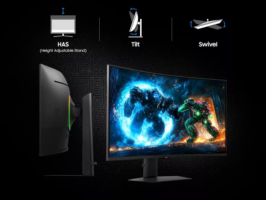 مشخصات مانیتور گیمینگ Odyssey G7 G75F سامسونگ