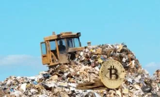 هارد دیسک بیت‌کوین در زباله‌ها