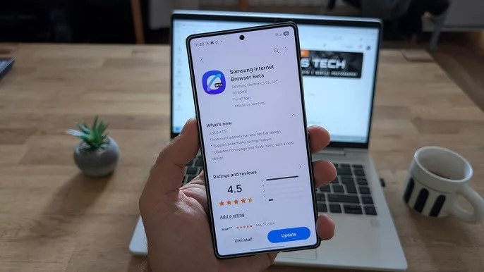 افزودن هوش مصنوعی به مرورگر Samsung Internet برای مدیریت بهتر تب‌ها