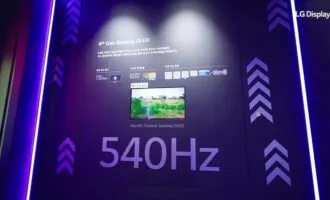 مشخصات مانیتور جدید گیمینگ OLED الجی با نرخ تازهسازی 540 هرتز