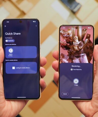 گوگل هنوز روی نسخه آیفون Quick Share کار می‌کند؛ تبادل آسان فایل با گوشی‌های اندرویدی؟