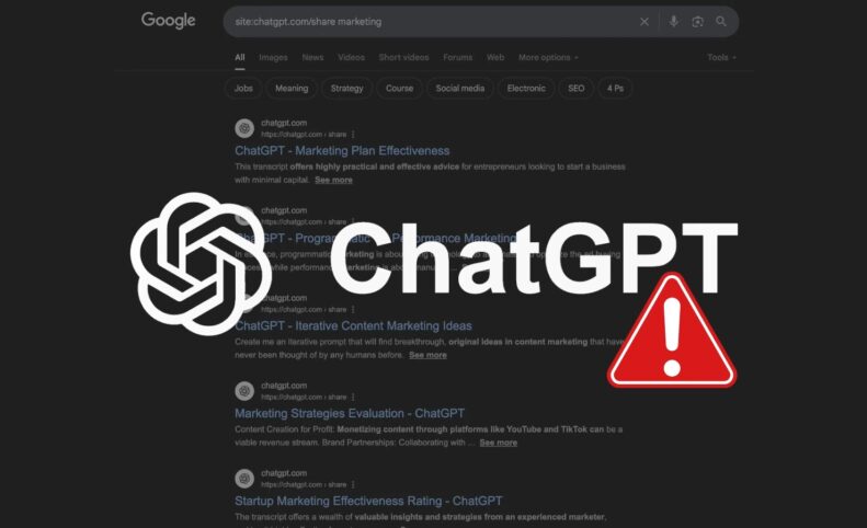 قابلیت آزمایشی دردسرساز؛ مکالمات کاربران با ChatGPT برای مدتی در گوگل قابل مشاهده بود