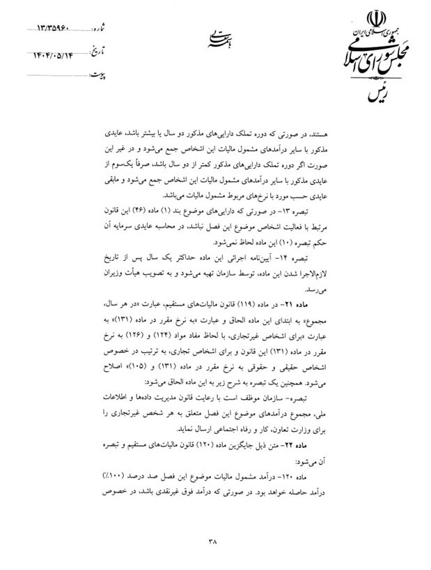 قانون مالیات بر سوداگری و سفته بازی
