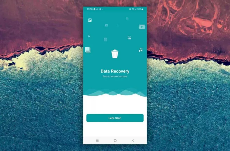 برنامه بازیابی اطلاعات اندروید