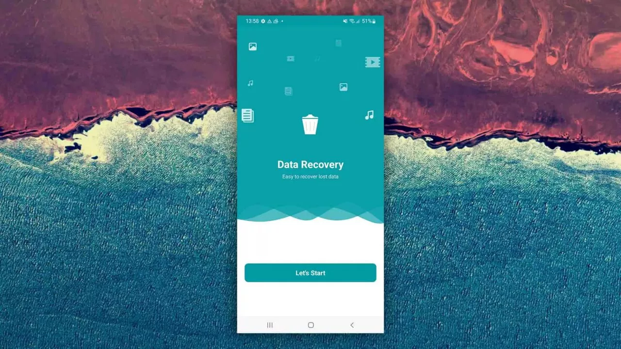 برنامه بازیابی اطلاعات اندروید