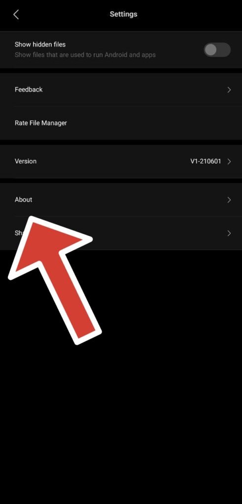 برنامه File Manager در شیائومی
