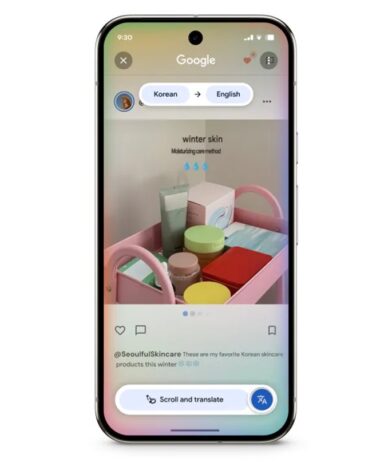 قابلیت ترجمه پیوسته برای Circle to Search در اندروید معرفی شد