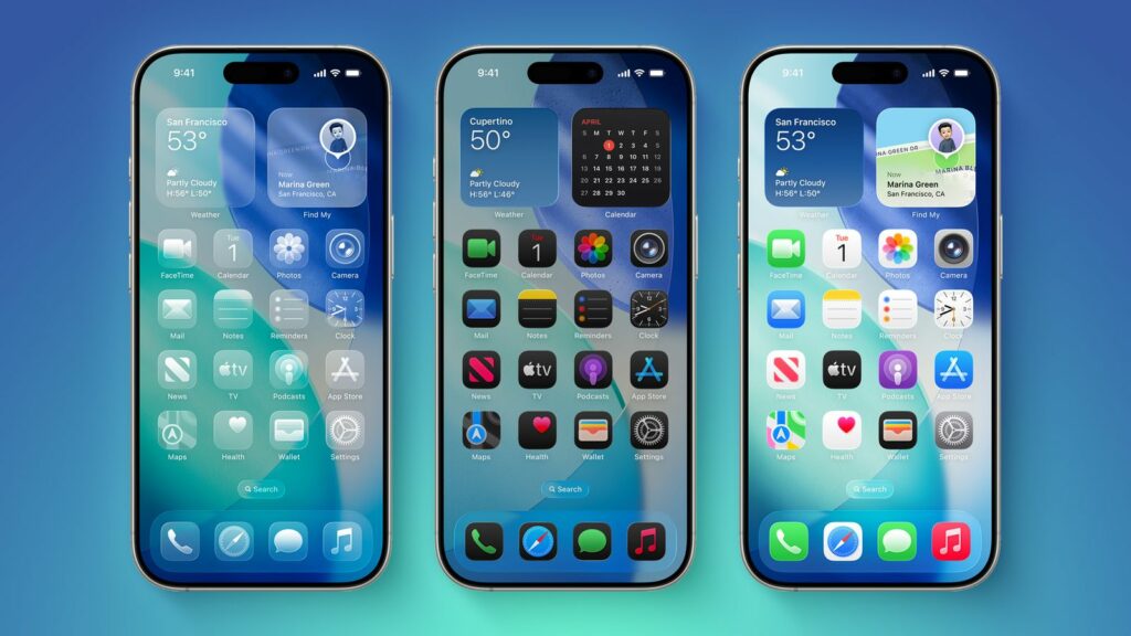 زبان طراحی جدید iOS 26
