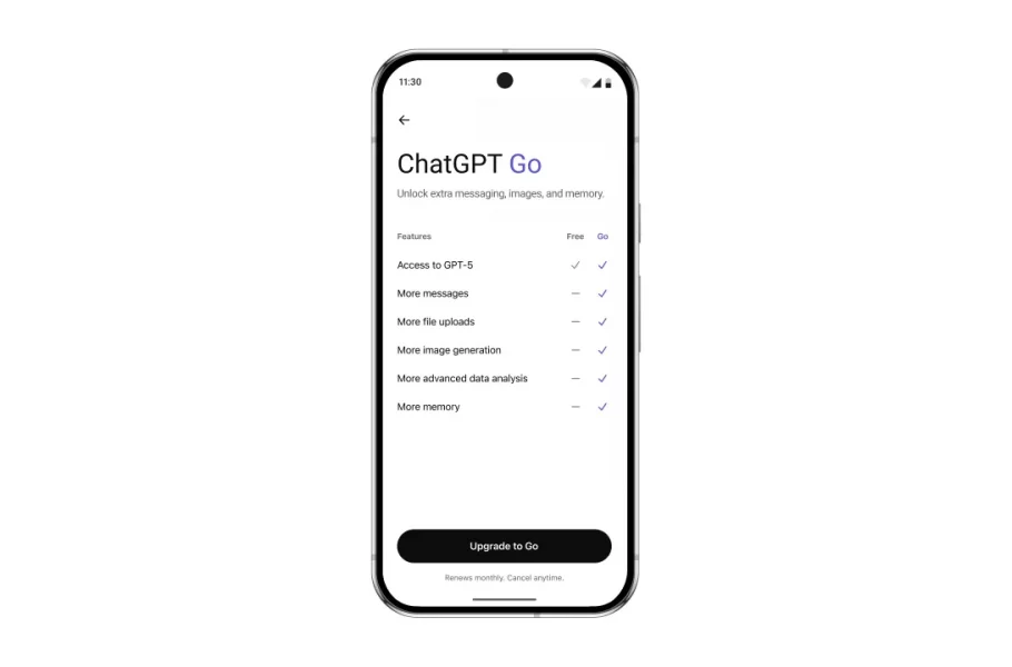 ChatGPT Go