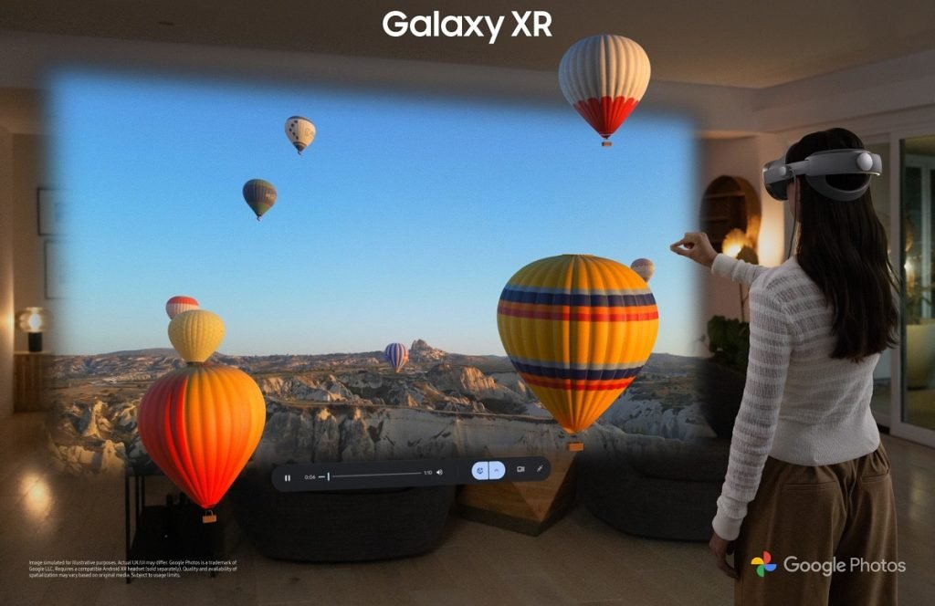 سیستمعامل اندروید XR در هدست گلکسی XR سامسونگ