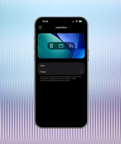 اپل گزینه کاهش حالت شیشه‌ای را در iOS 26.1 ارائه می‌کند