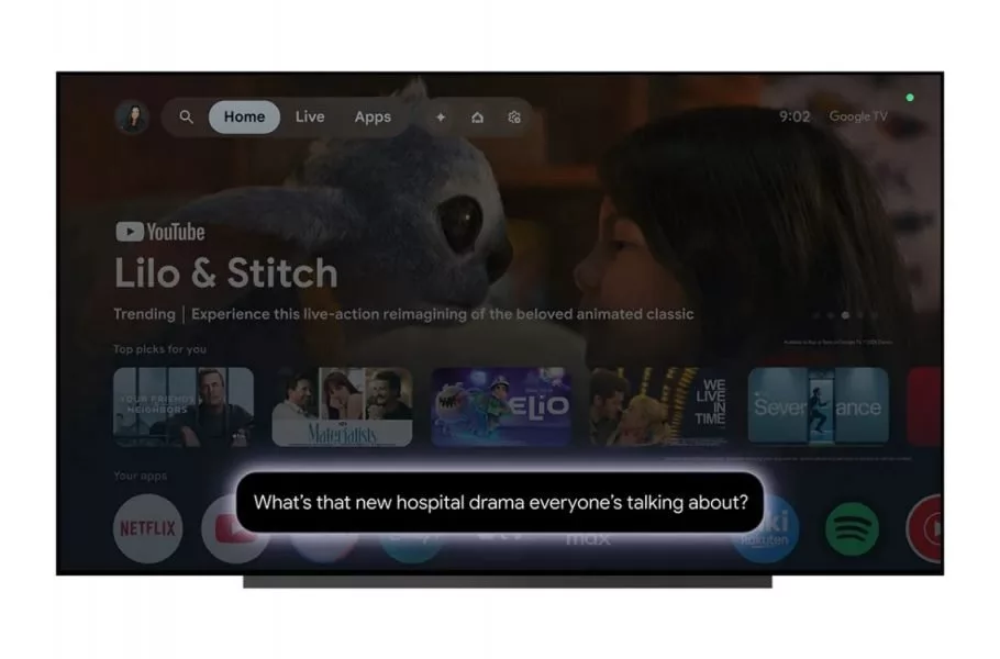 فعالشدن زودهنگام جمینای در Google TV