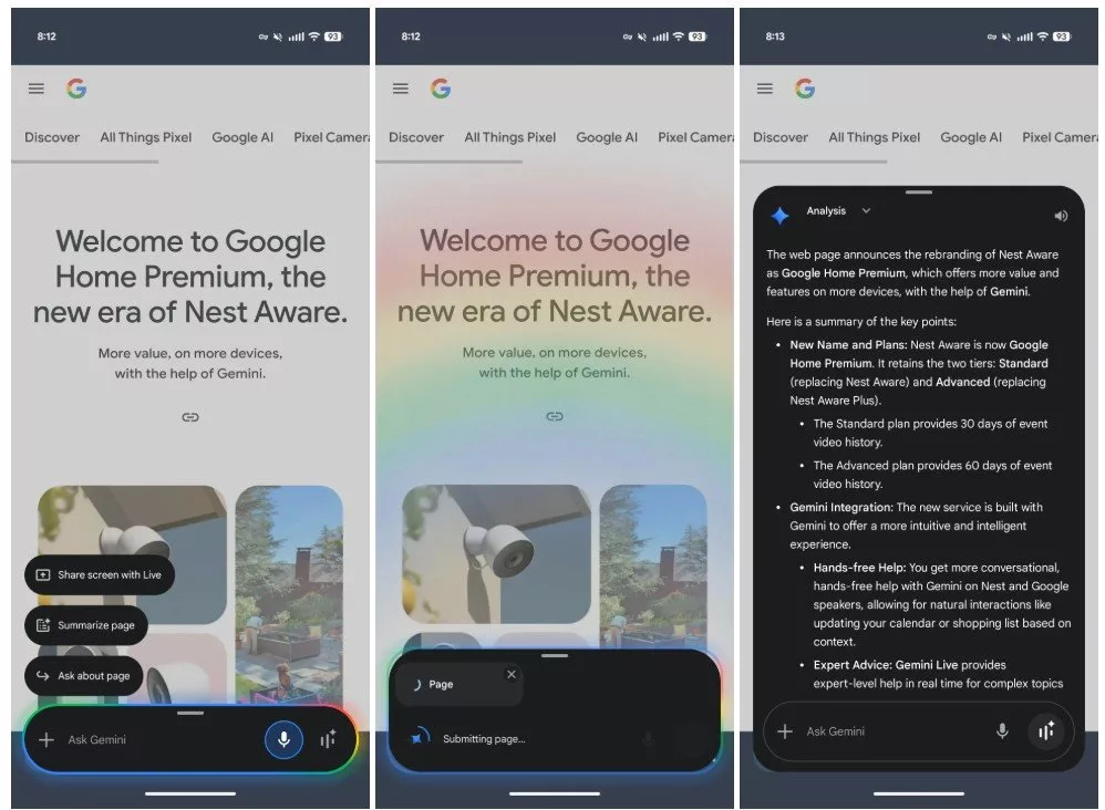 قابلیت جدید Summarize Page در کروم