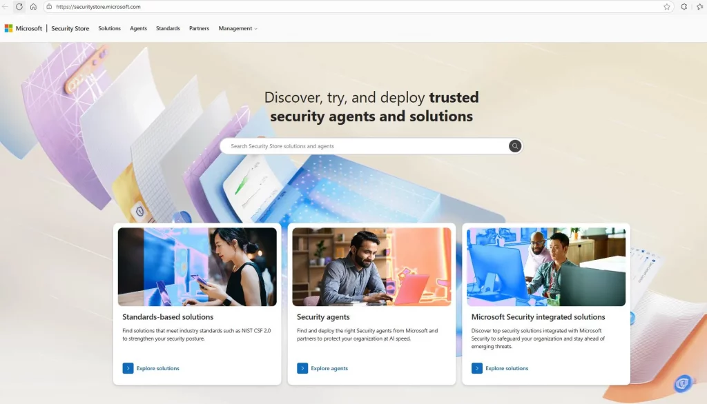 فروشگاه Microsoft Security Store