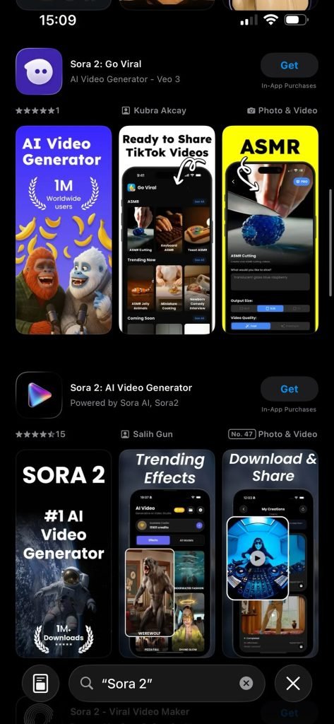 اپ Sora در اپ استور