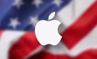 اپل و پرچم آمریکا