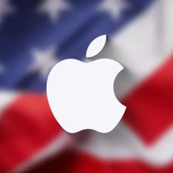 اپل و پرچم آمریکا