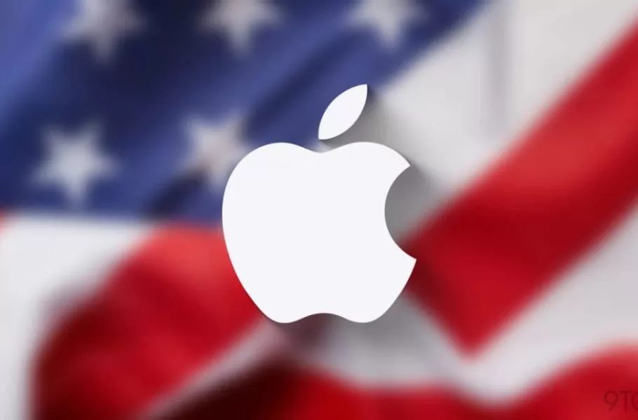 اپل و پرچم آمریکا