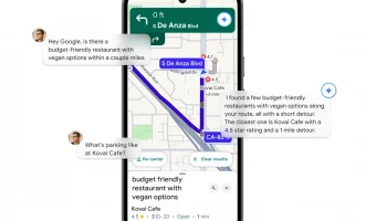 جمینای گوگل مپس