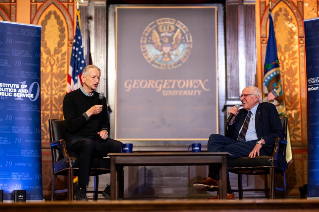 گفتگو پدرخوانده هوش مصنوعی با برنی سندرز