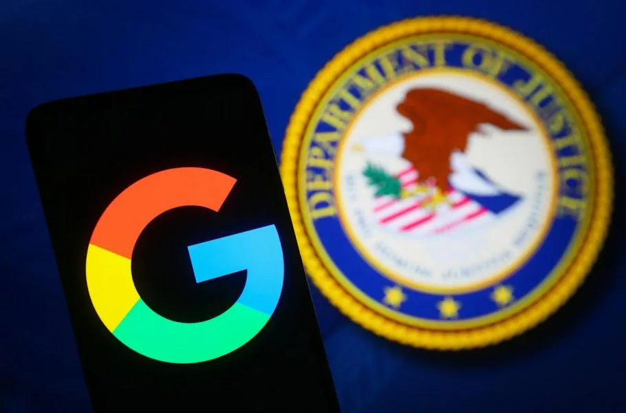 گوگل وزارت دادگستری آمریکا