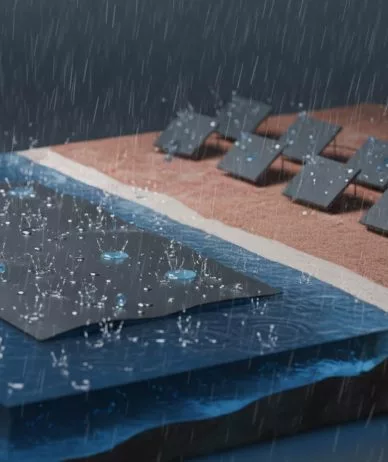 تولید انرژی از قطرات باران