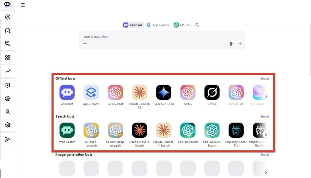 گفتگو با چتباتها در Poe