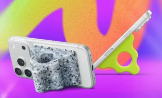 گیره و پایه Hikawa Phone Grip & Stand آیفون مخصوص افراد با ناتوانی‌های حرکتی