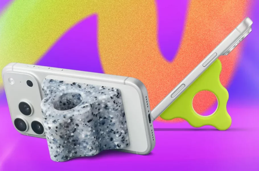 گیره و پایه Hikawa Phone Grip & Stand آیفون مخصوص افراد با ناتوانی‌های حرکتی