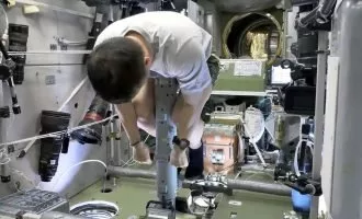 فضانورد ناسا در ایستگاه فضایی بین المللی