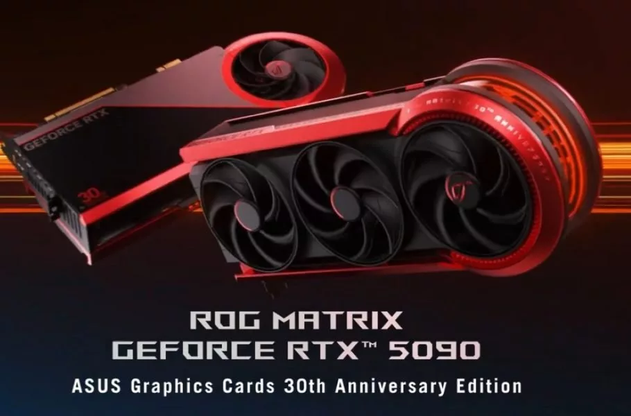 نسخه پرمیوم ROG Matrix RTX 5090 ایسوس
