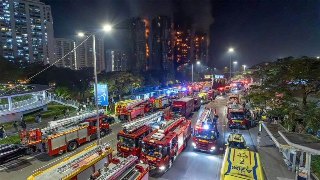 آتش سوزی هنگ کنگ