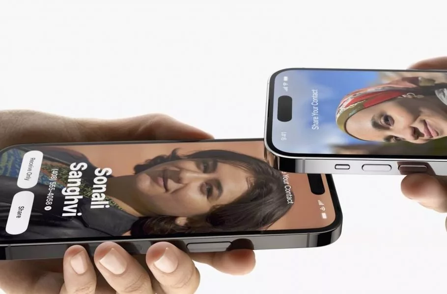 قابلیت NameDrop اپل