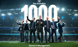 ۱۰۰۰ بازی پپ گواردیولا